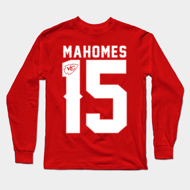 mahomes 15 KC Mahomes Kc Long Sleeve TShirt TeePublic